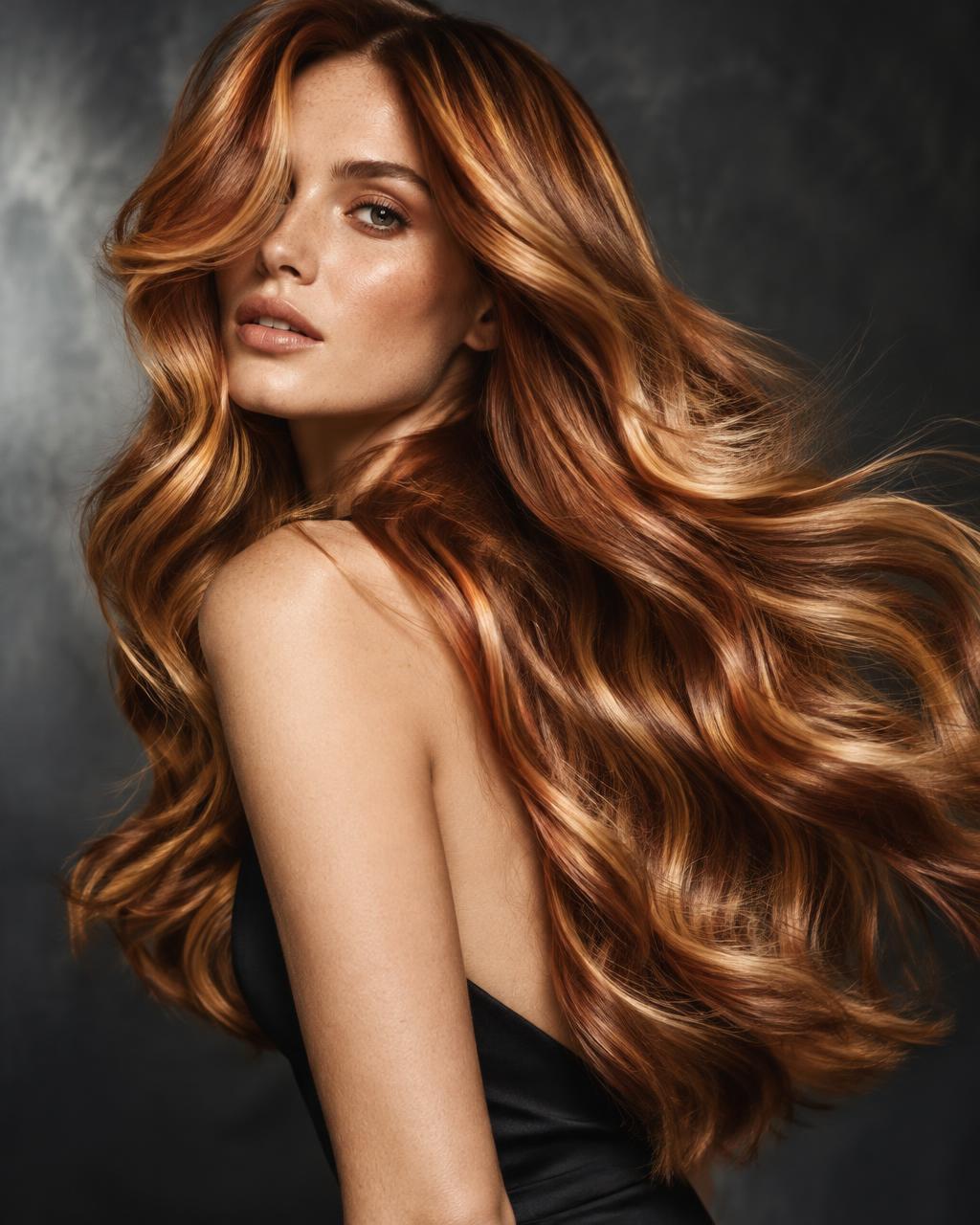 Balayage cuivre lumière
